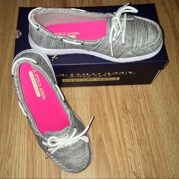 us polo assn women's boat shoes